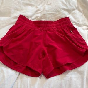 Vibrant Red Tracker Shorts